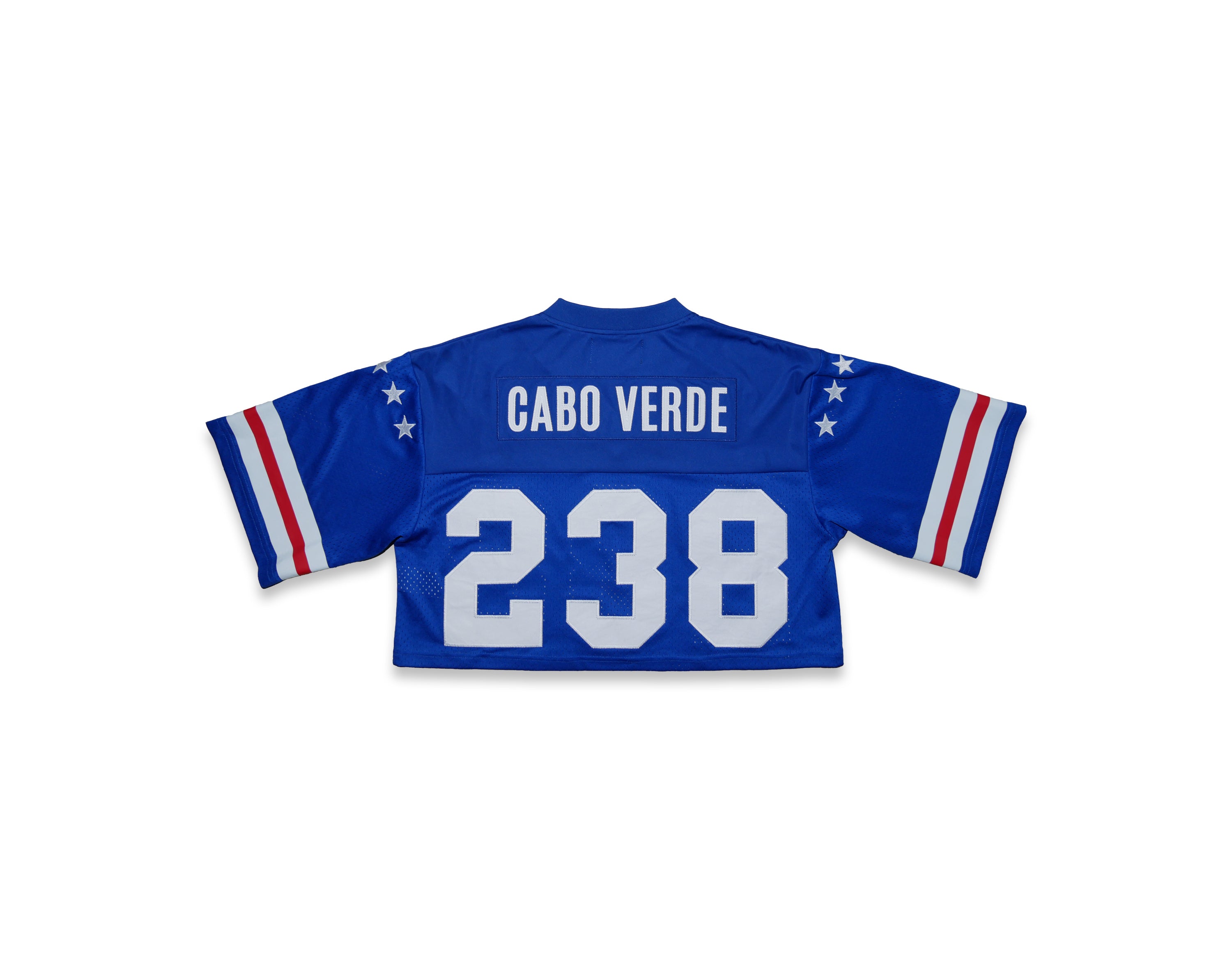 CROP TOP BLUE JERSEY